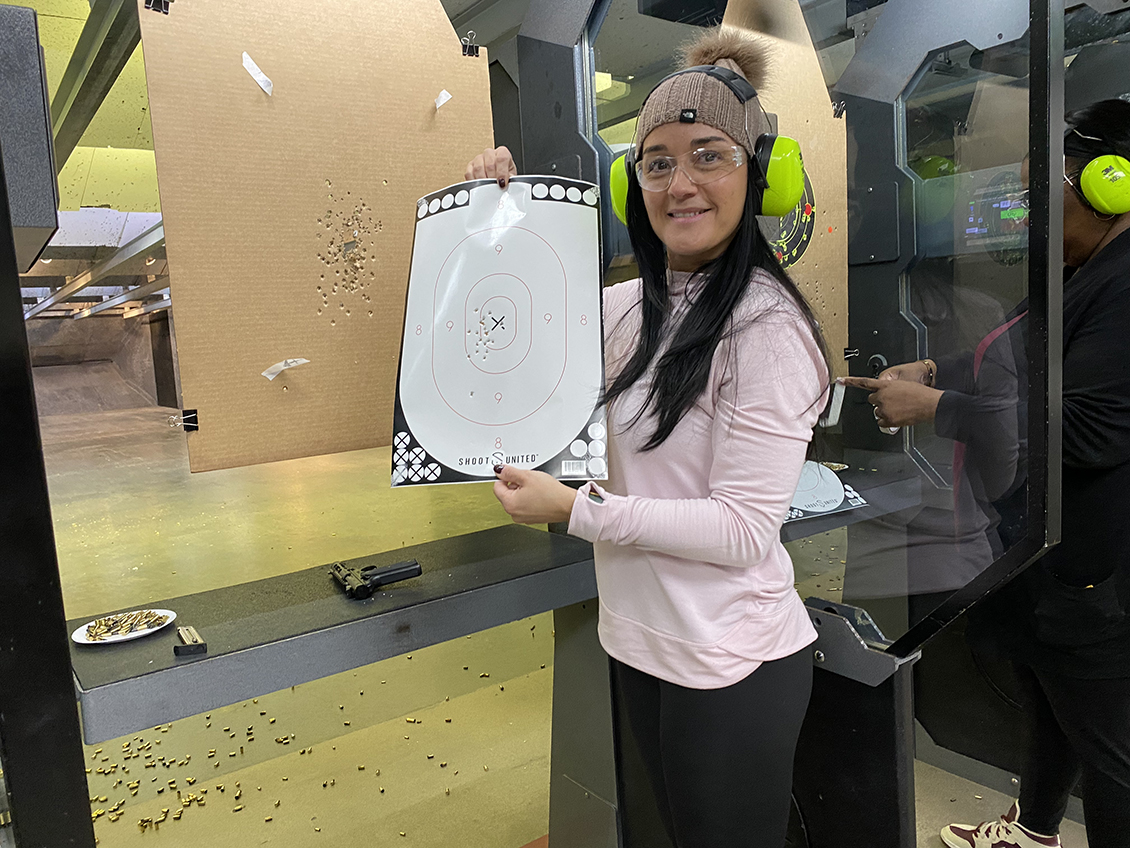 Handgun Shooting Range Woman