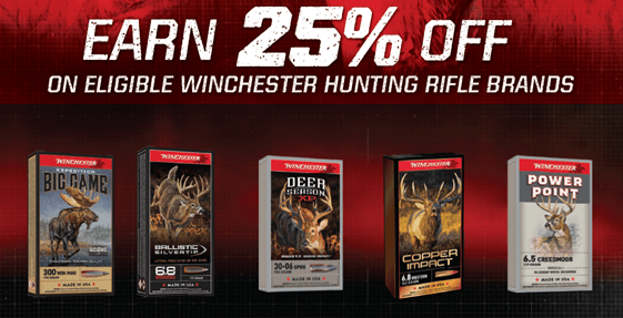 Winchester® Announces Hunting Rifle Ammunition Rebate