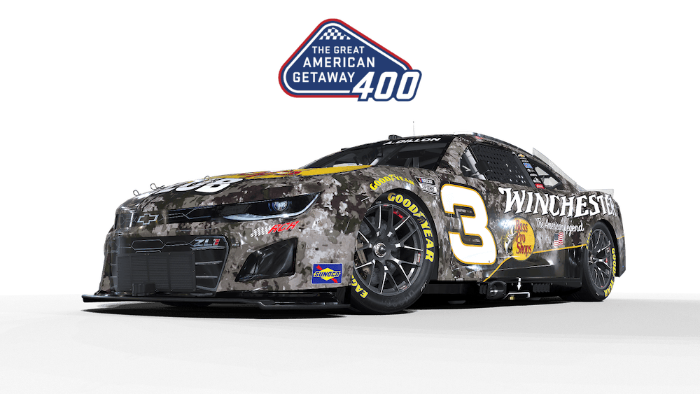 Winchester and the No. 3 Chevrolet to Run the Great American Getaway 400