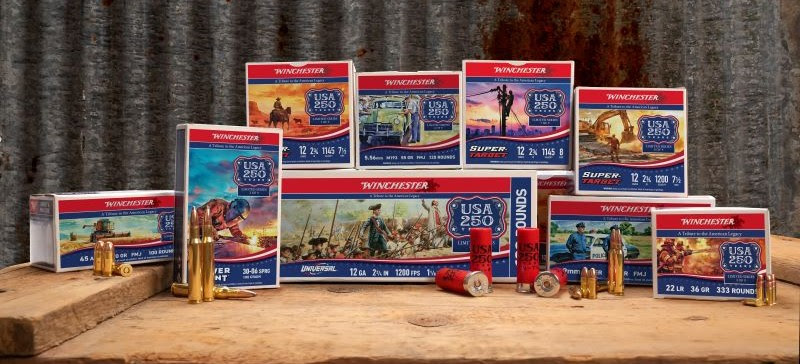 Winchester Launches Commemorative USA 250th Anniversary Ammunition Series