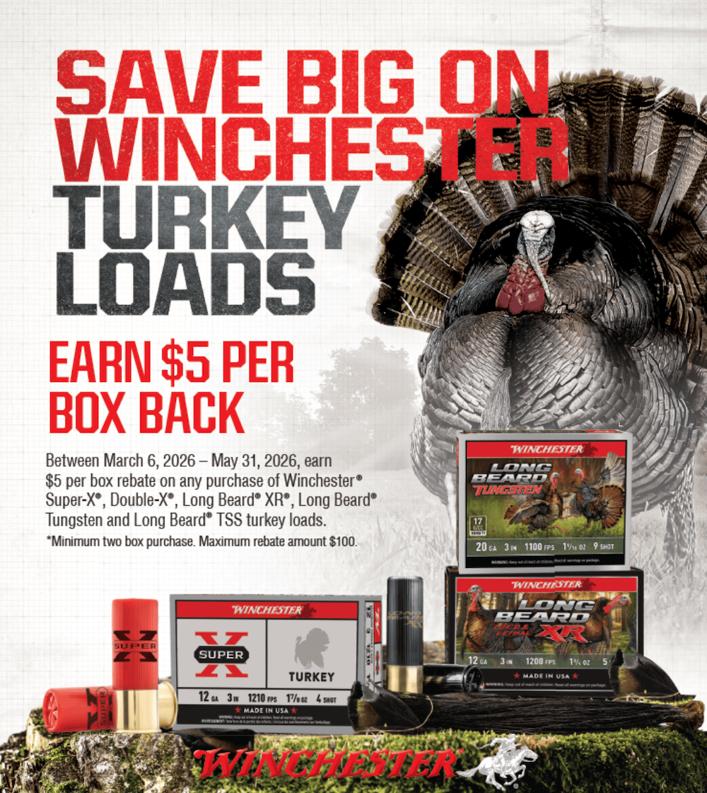 Winchester® Spring Turkey Rebate is Live