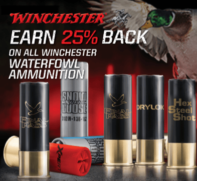 Winchester® 2026 Rebate for Waterfowl Ammunition is LIVE